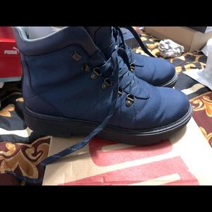 Mens Fit Flop Midnight Blue Skandi Jentsan Boots Size 10